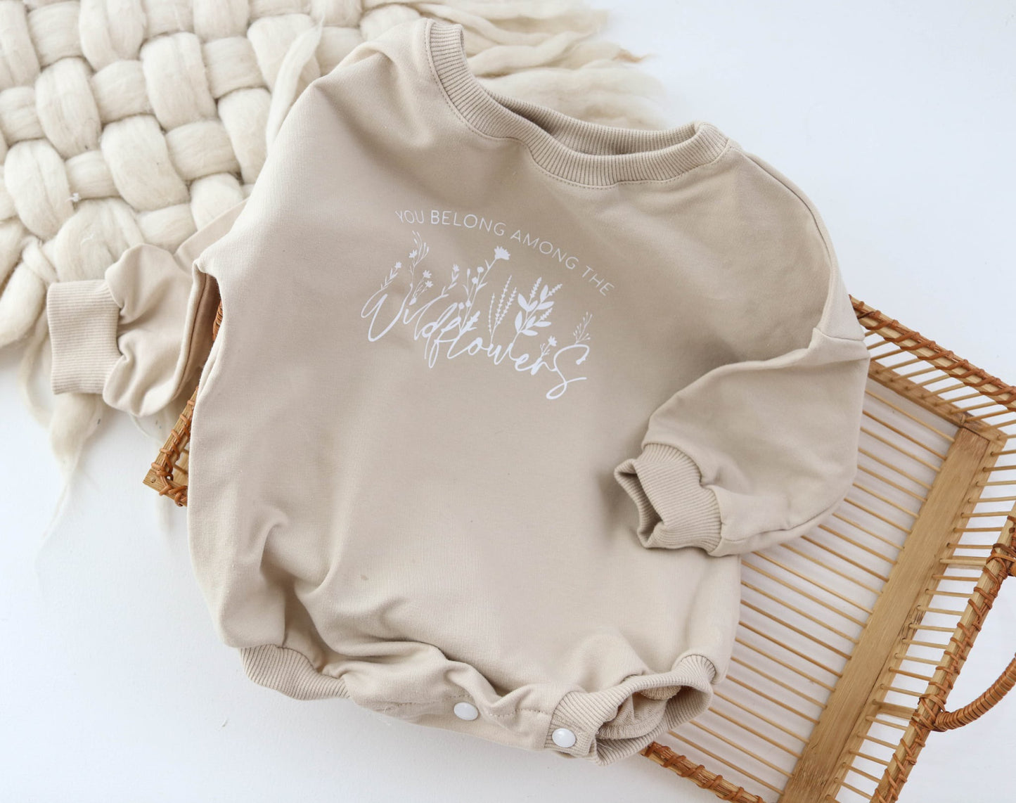 Sweatshirt romper - 12-18mths