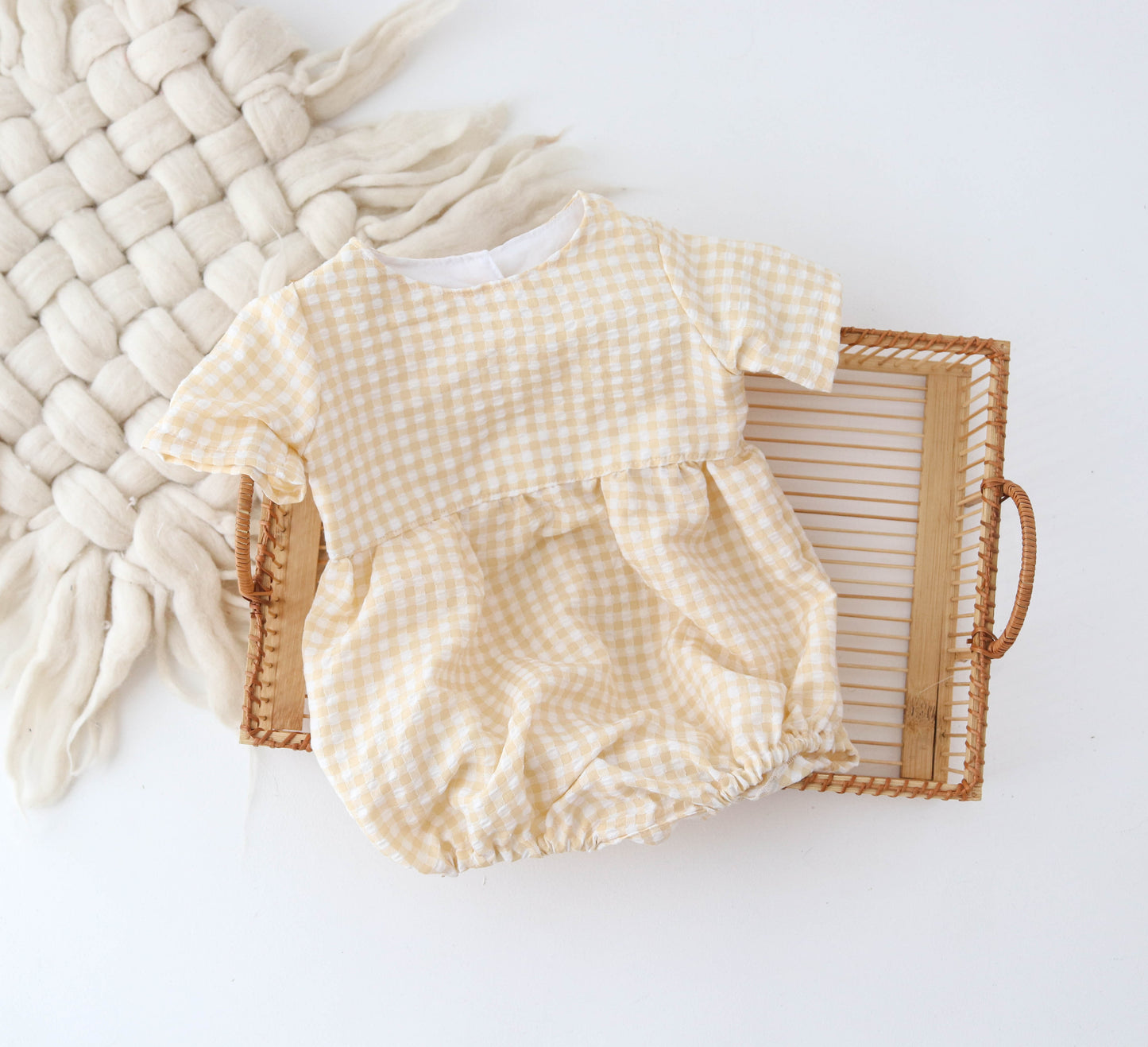 buttercup cotton romper - 1-2 yrs