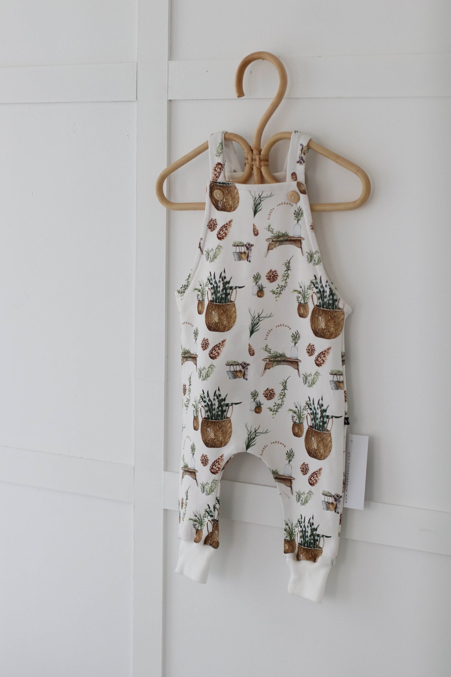 dungarees romper 6-9 mths