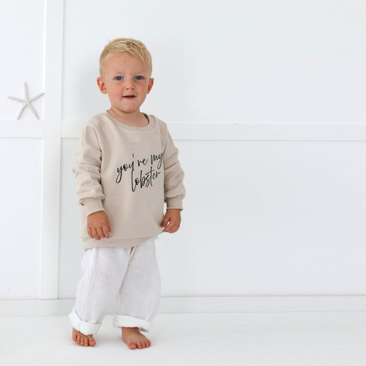 You are my lobster ! oatmeal sweatshirt