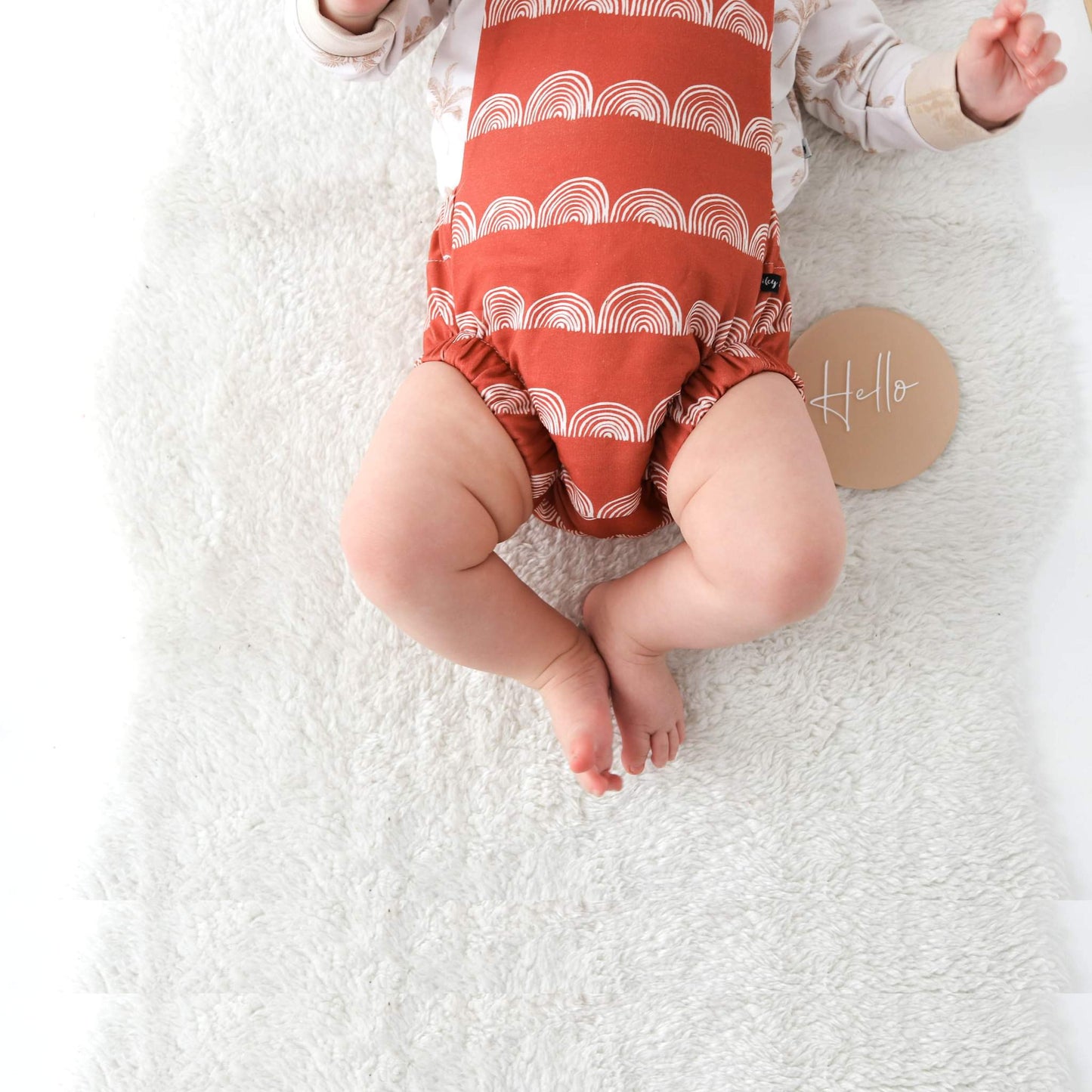terracotta sunset romper last one! - 3-6 mths
