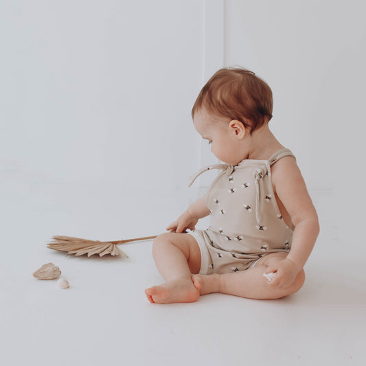 Little Bees bummie romper