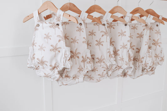 Oasis Palm Tree  romper - LAST 3 SIZES