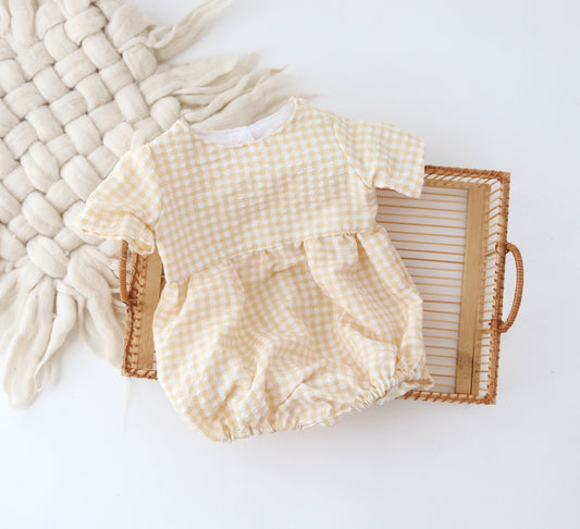 buttercup cotton romper - 1-2 yrs