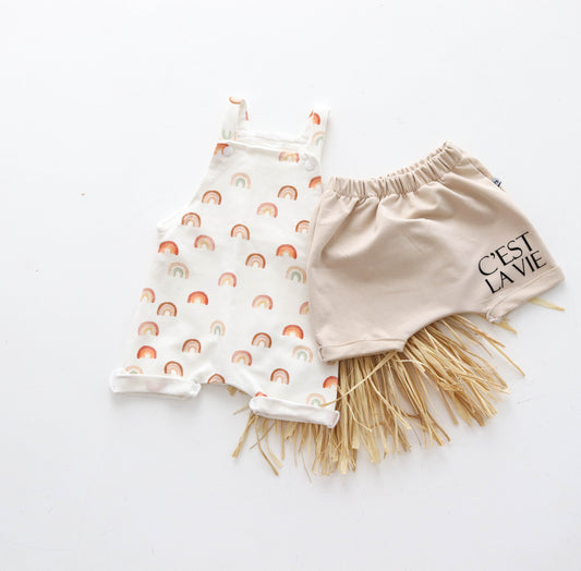 short leg dungarees 6-9 mths