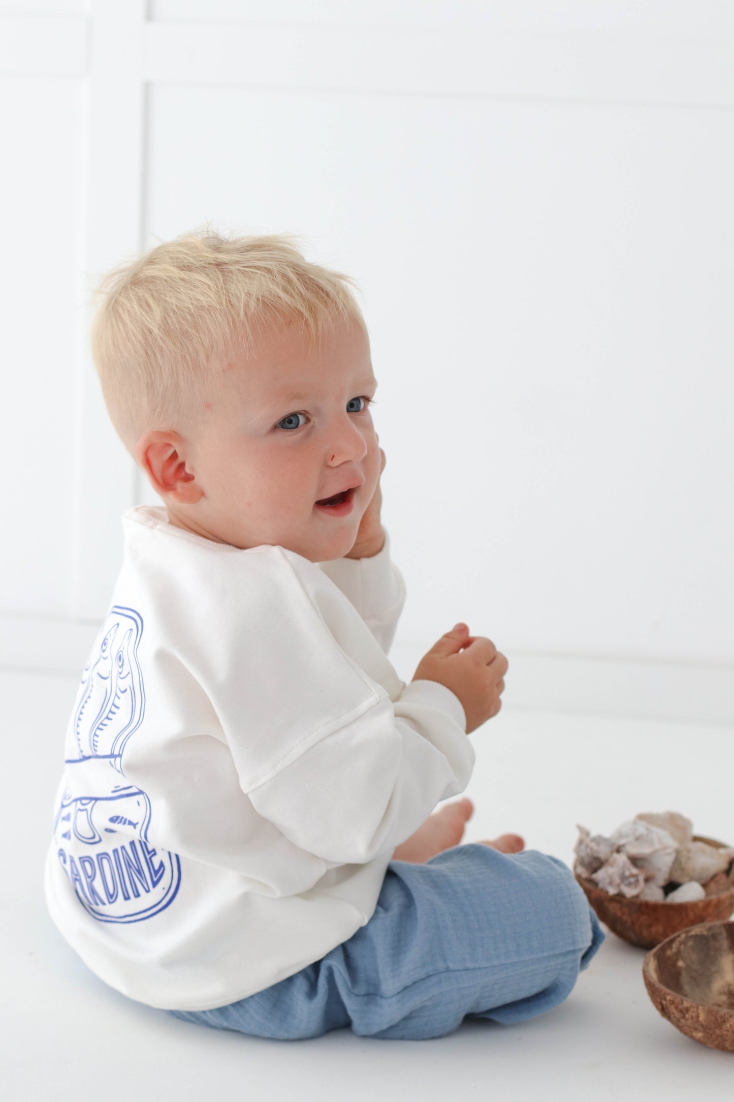Sardines Ciao! Vanila sweatshirt