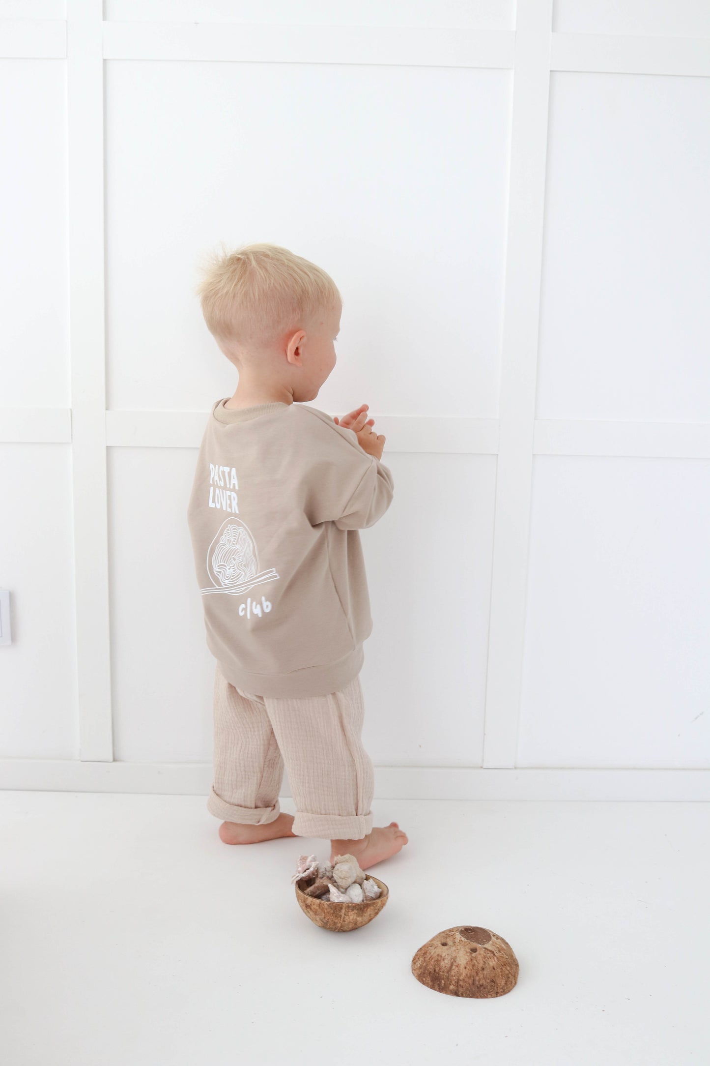 Pasta lover Club ! latte sweatshirt