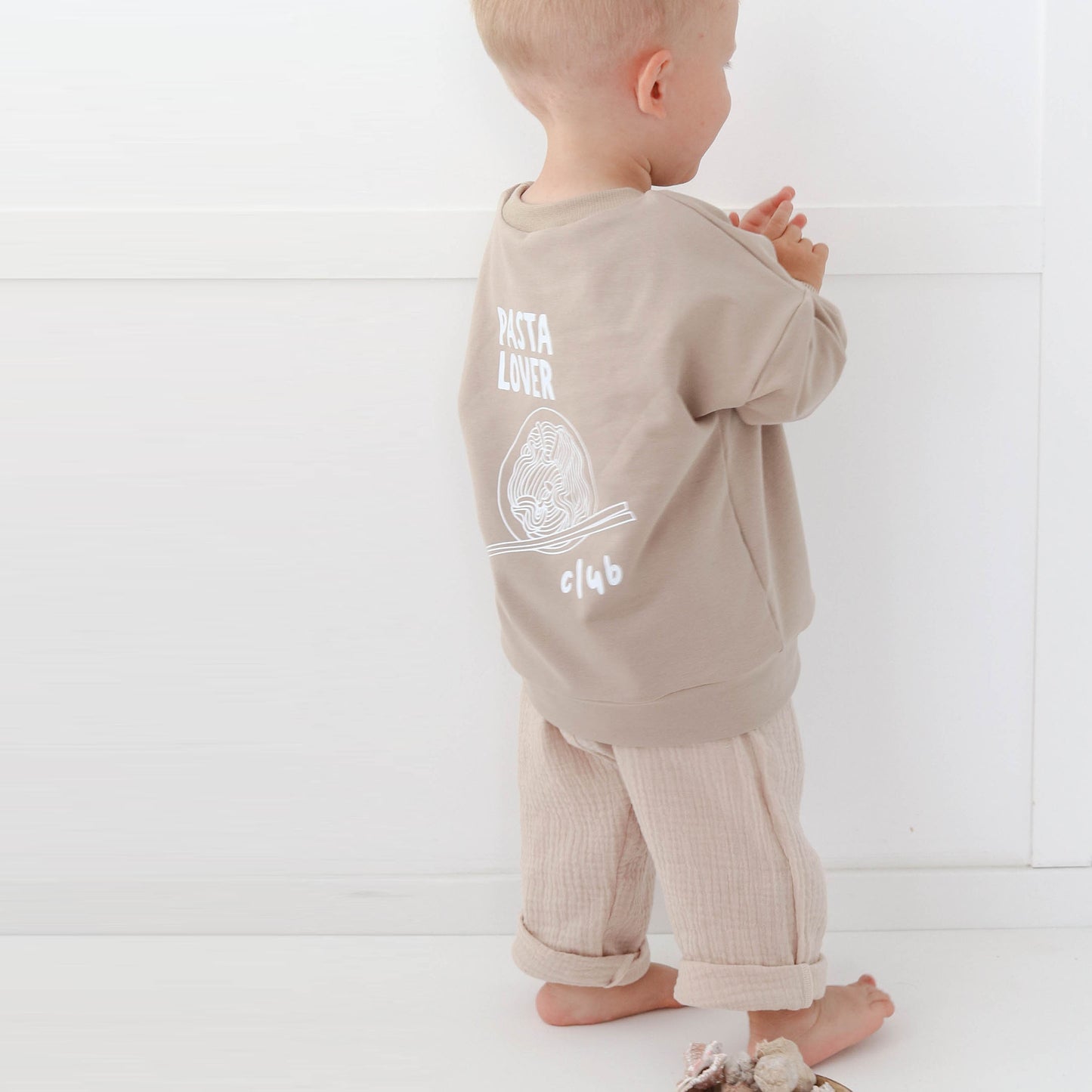 Pasta lover Club ! latte sweatshirt