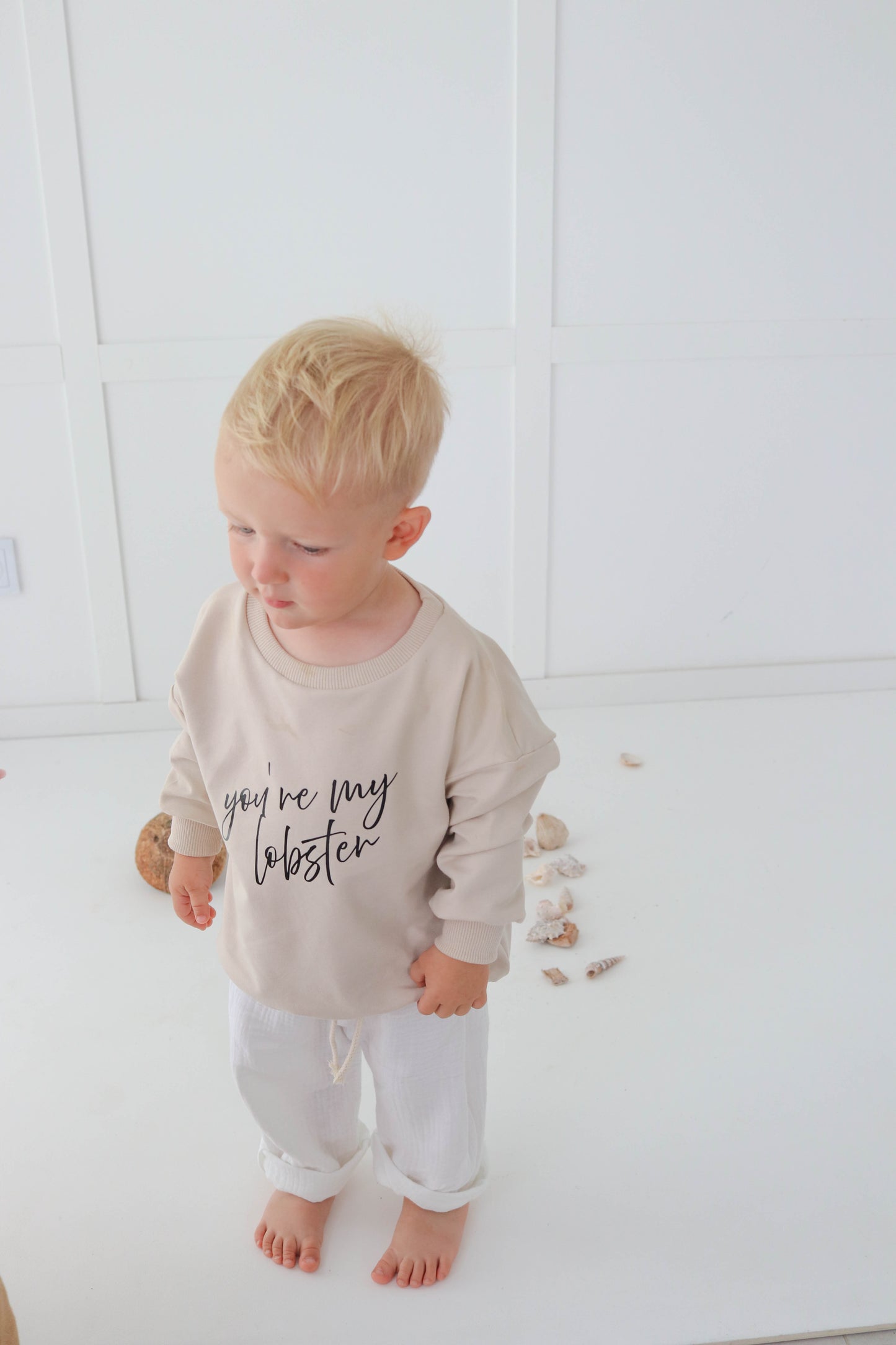 You are my lobster ! oatmeal sweatshirt
