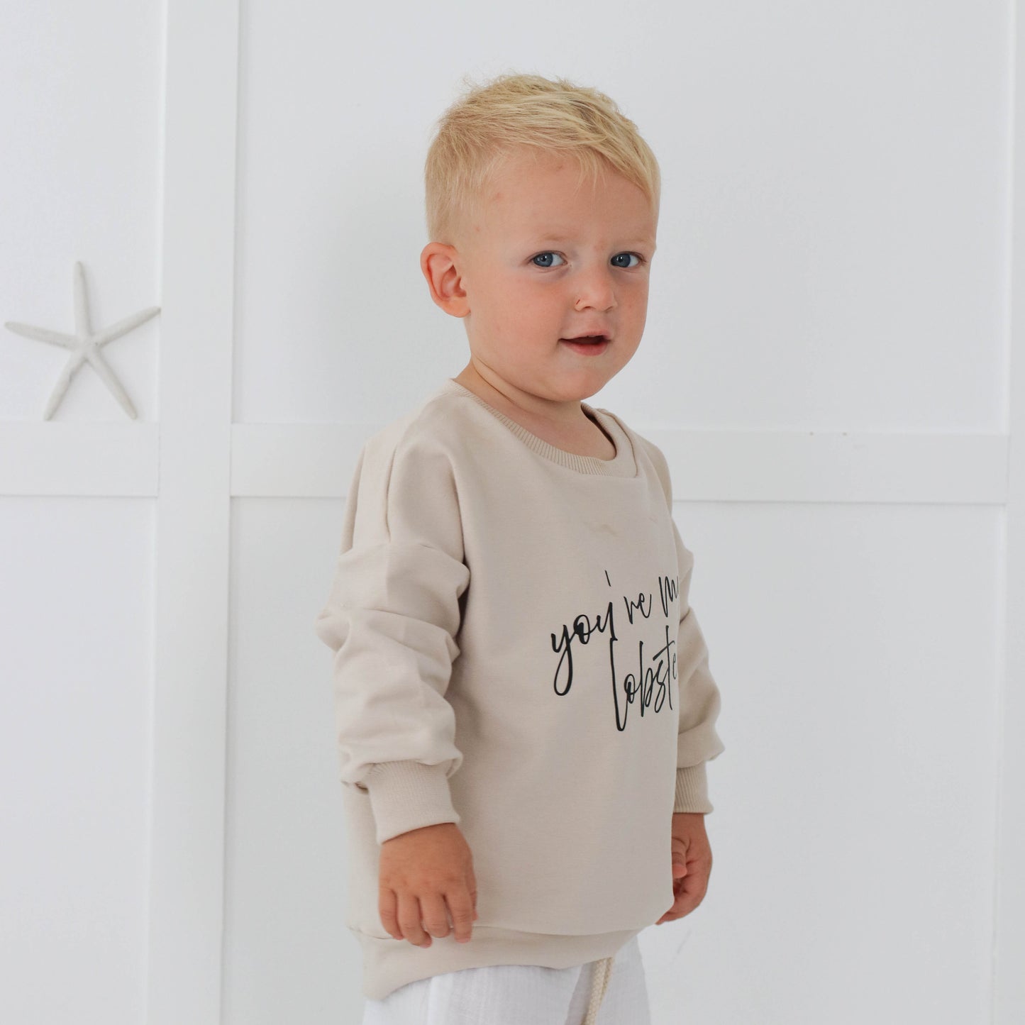 You are my lobster ! oatmeal sweatshirt