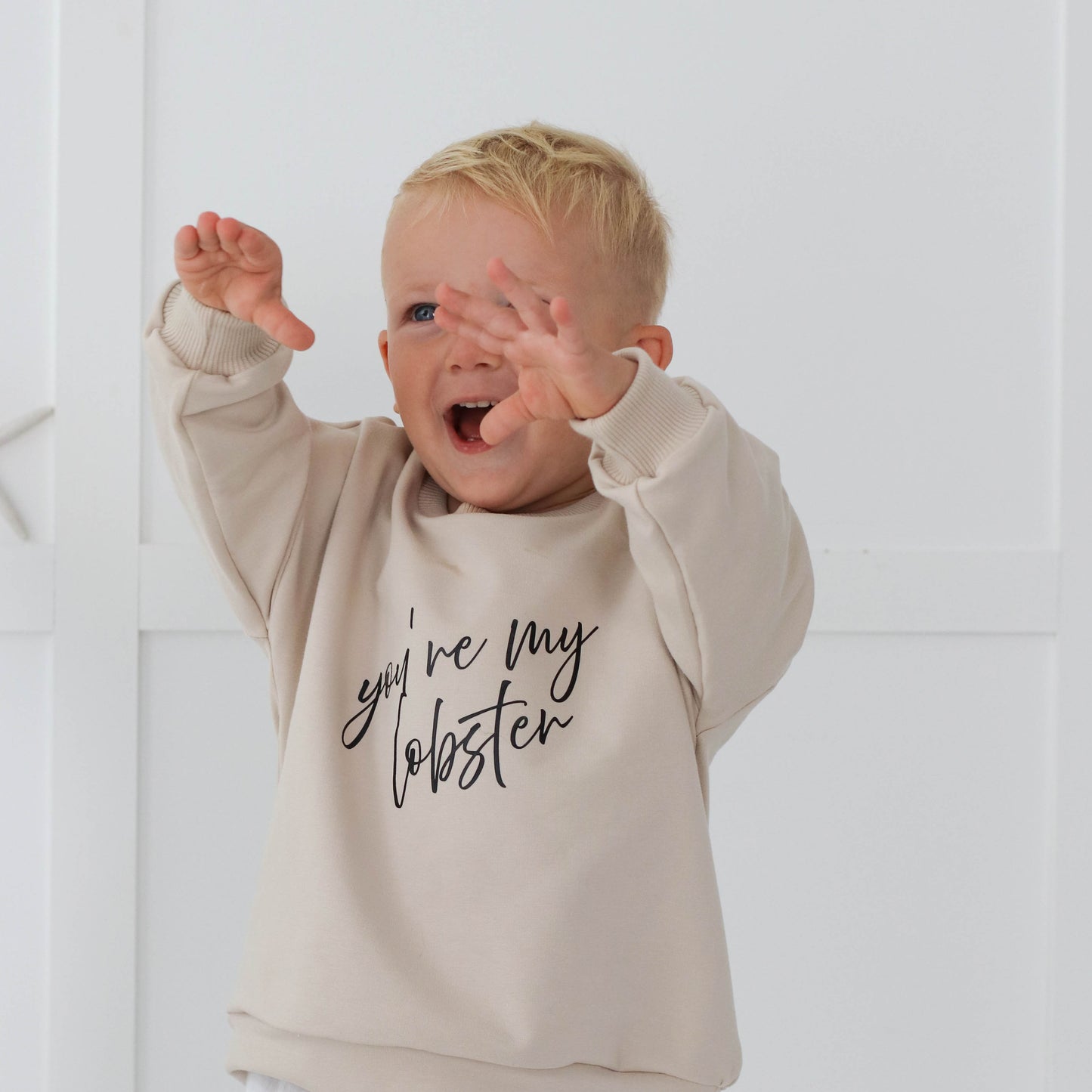 You are my lobster ! oatmeal sweatshirt