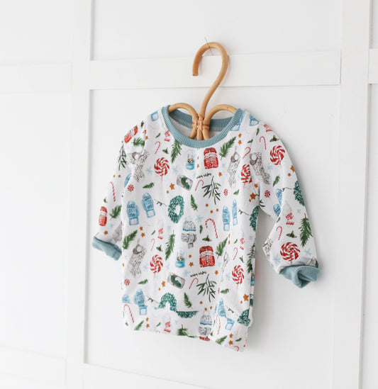 christmas sweatshirt  - 12-18 mths
