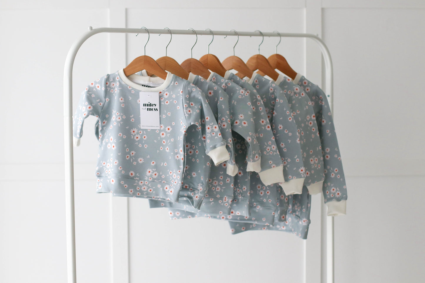 Mint floral Boho Sweasthirt