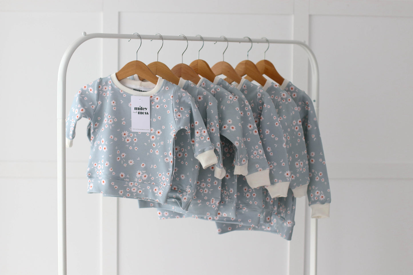 Mint floral Boho Sweasthirt