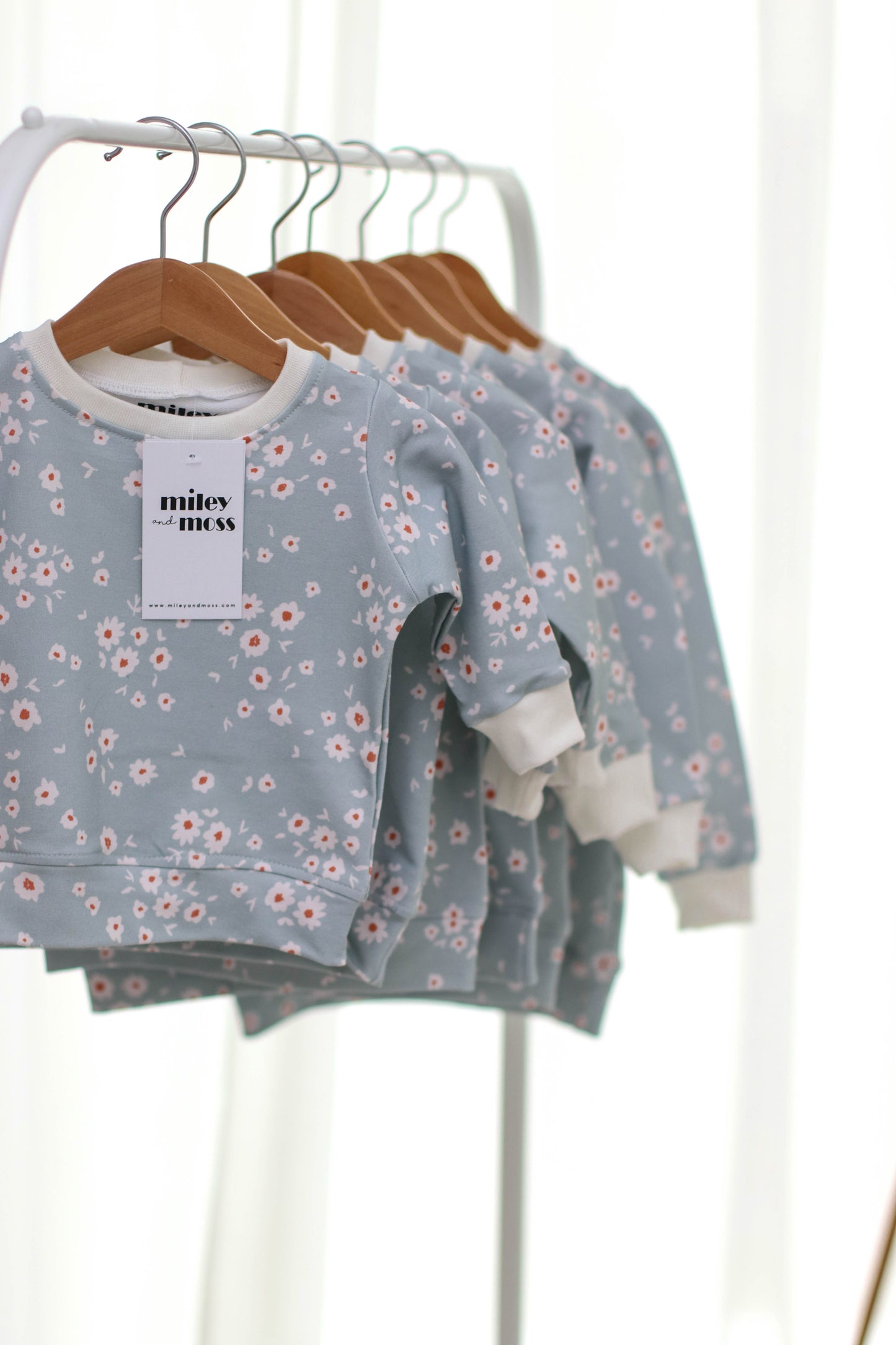 Mint floral Boho Sweasthirt