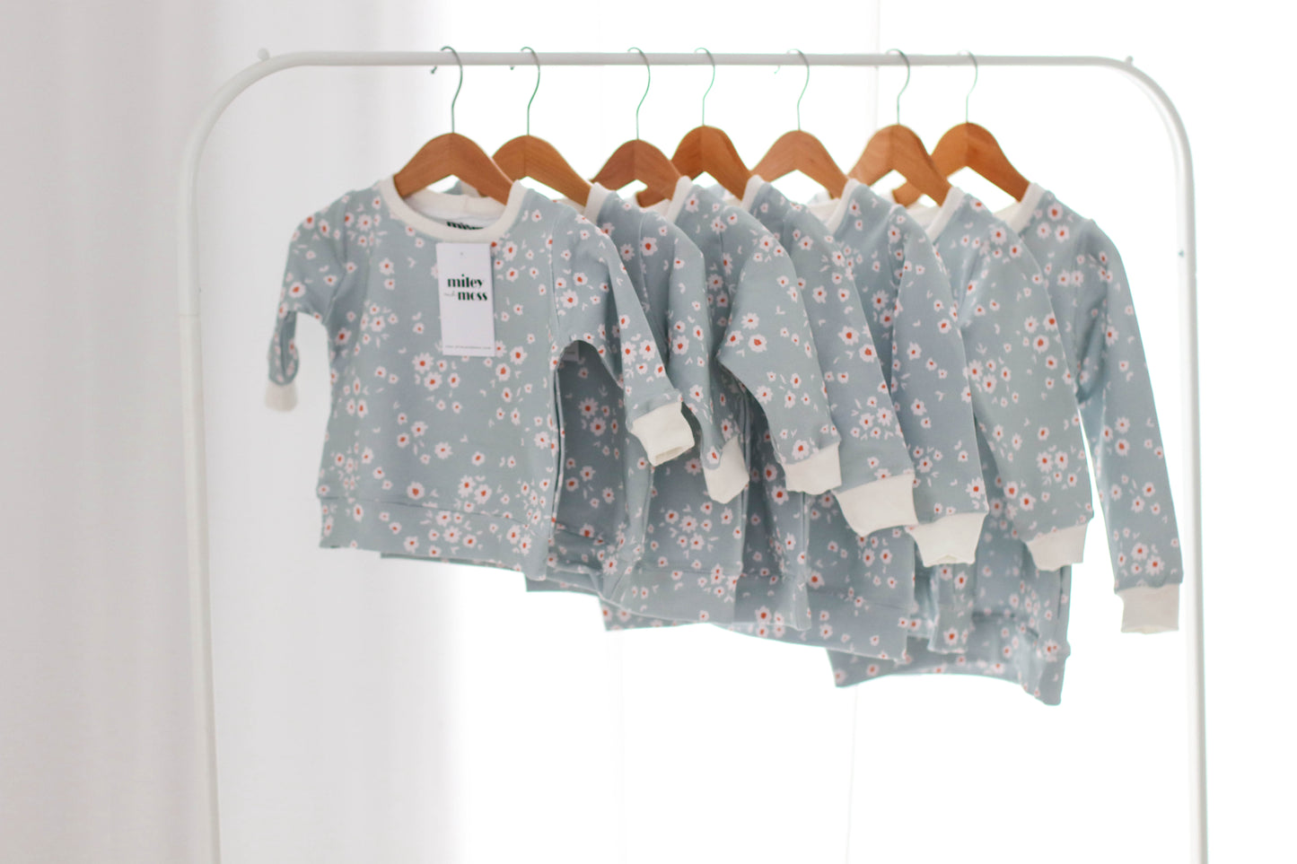 Mint floral Boho Sweasthirt