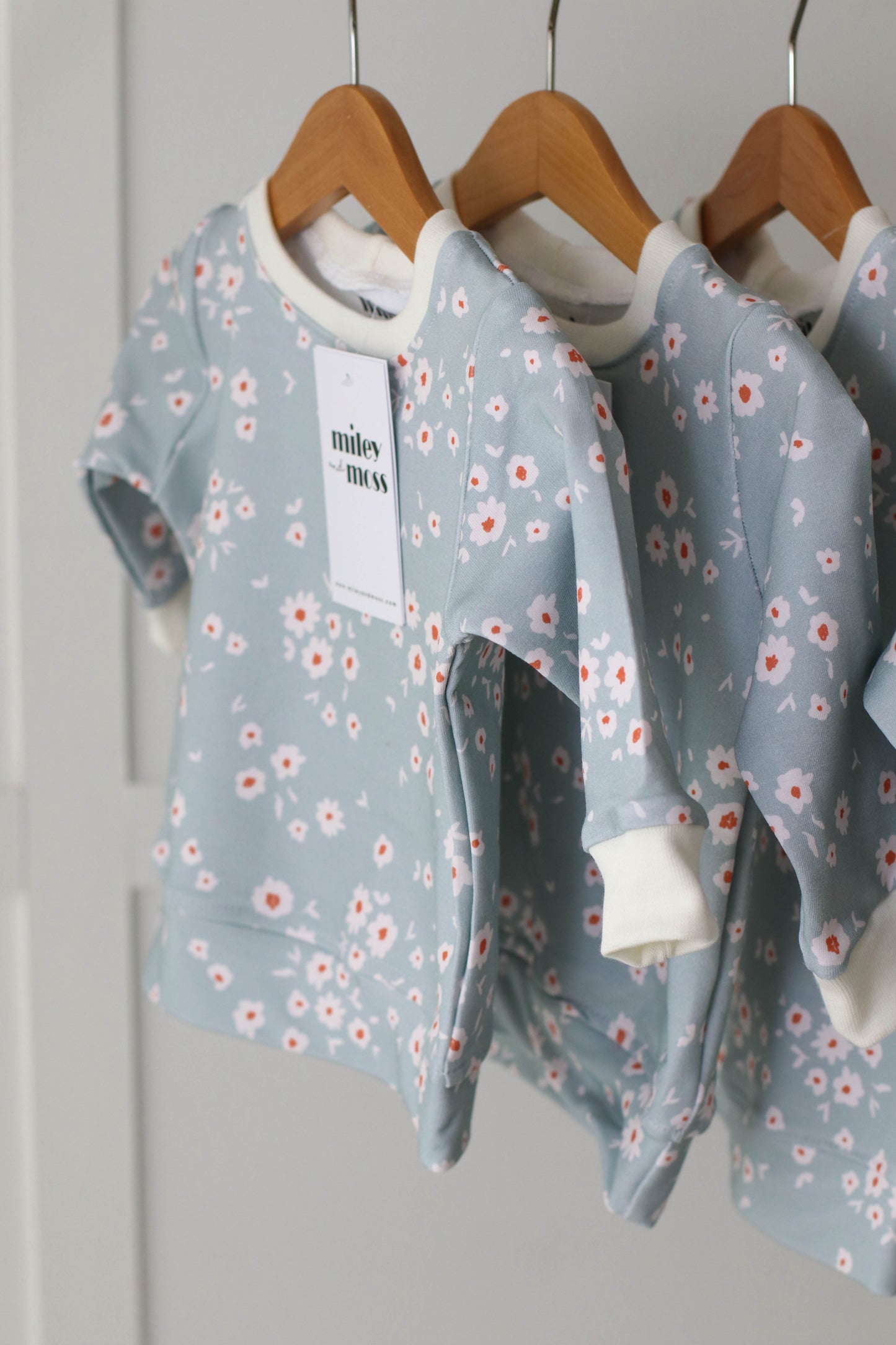 Mint floral Boho Sweasthirt
