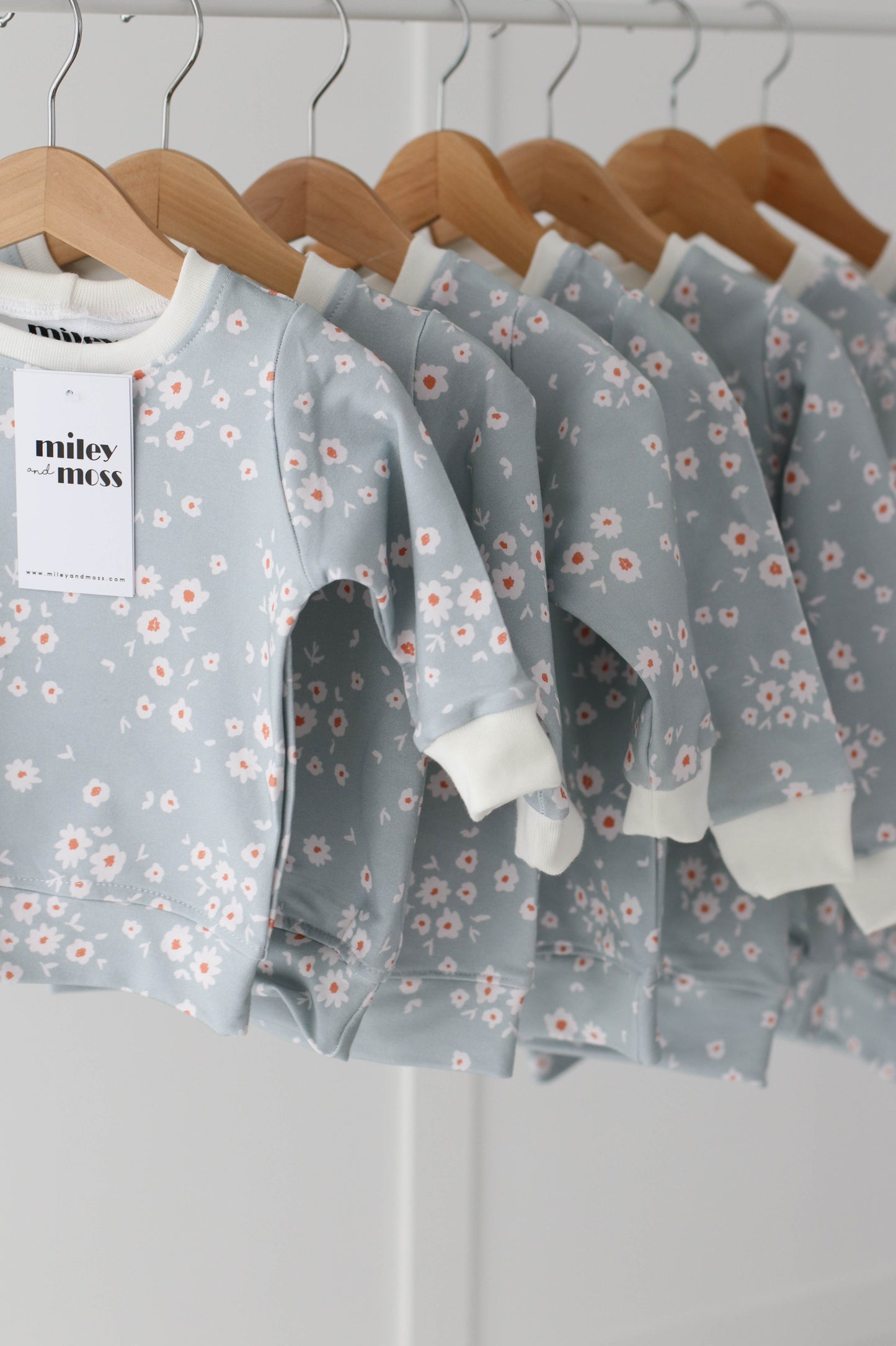 Mint floral Boho Sweasthirt