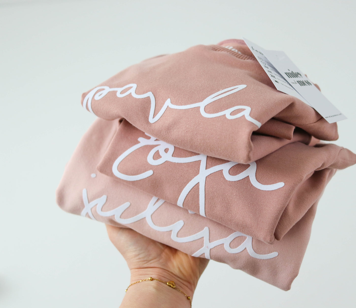 PERSONALISED Sweatshirt -sunset colour