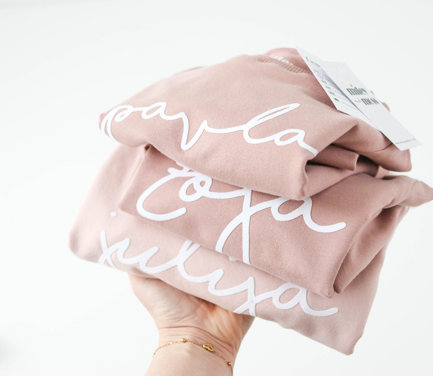 PERSONALISED Sweatshirt -sunset colour