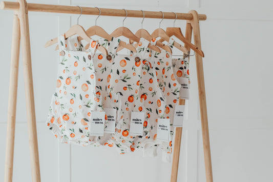 Orange grove ROMPER
