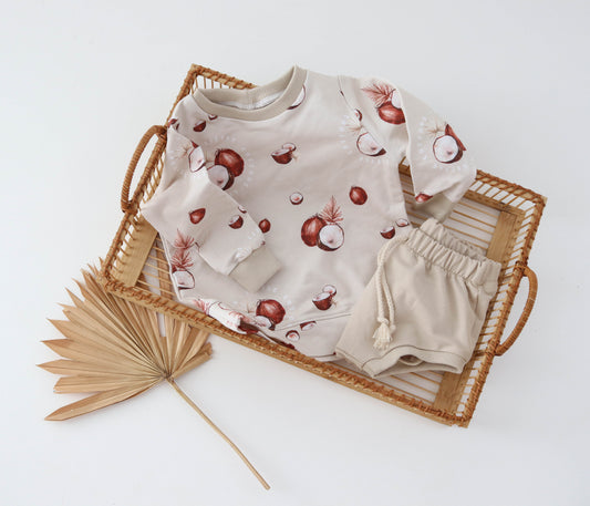 coconut sweatshirt - 12-18mths
