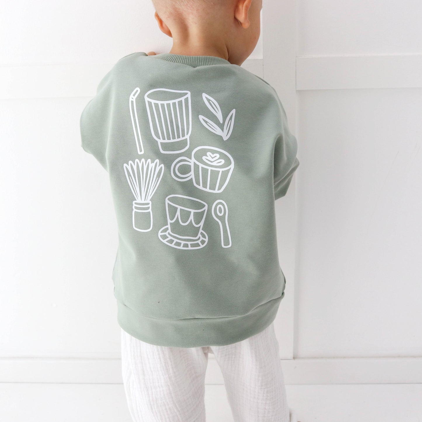 matcha time! matcha colour sweatshirt